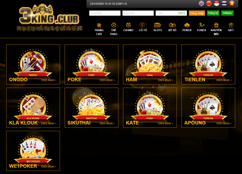 Poker tại 3KING CLUB